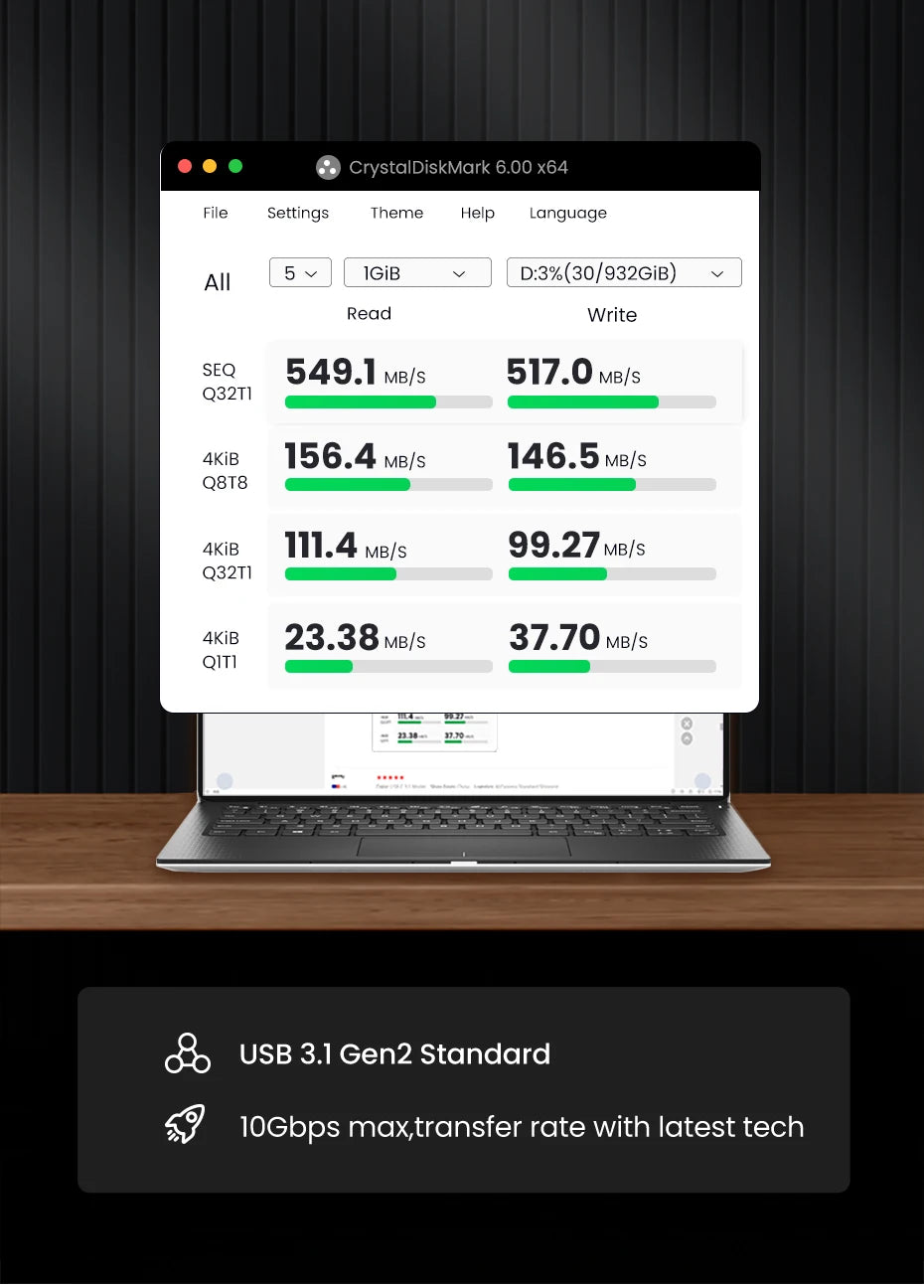 UGREEN HDD Case 2.5" Hard Drive Enclosure USB Type C SATA 5Gbps for SSD HDD 9.5 7mm External Hard Drive Disk Case Support UASP