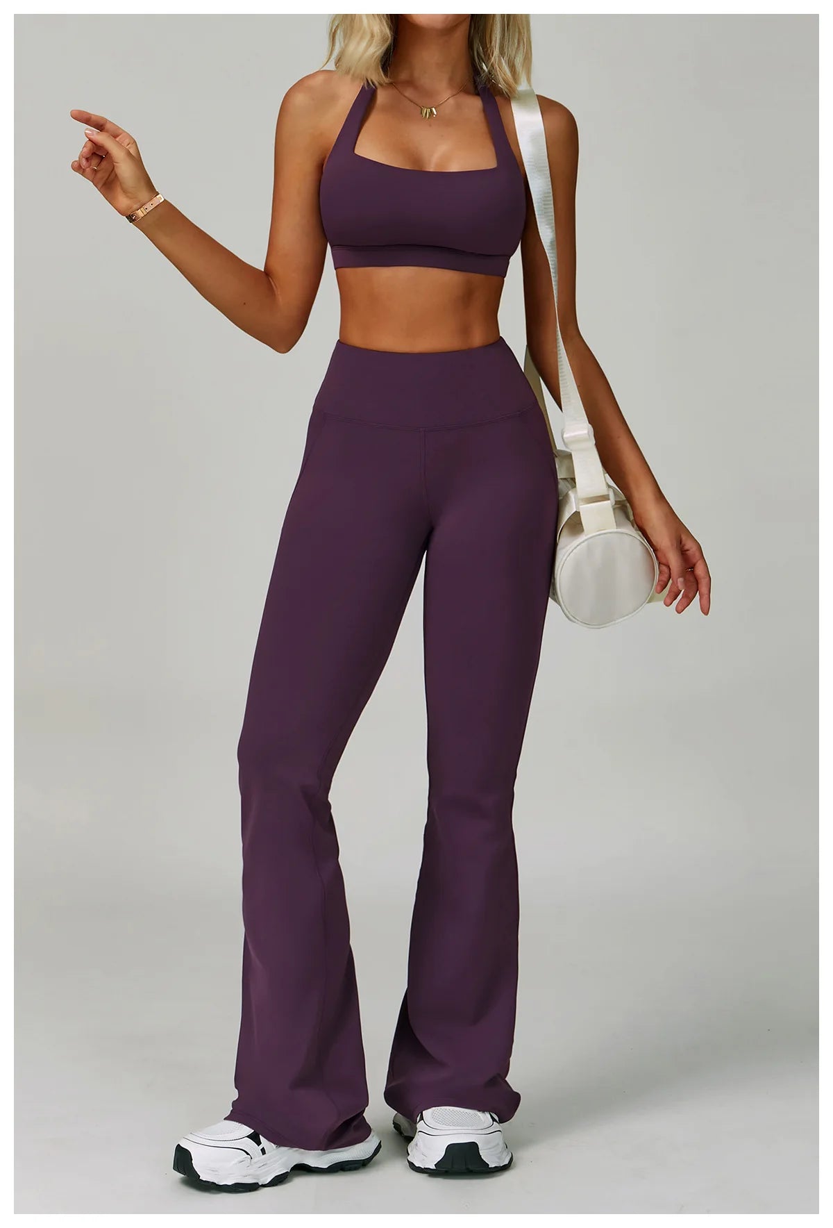 2Pcs Sets Women's Tracksuit Fitness Clothes Yoga Sets Sportswear Workout Bra High Waist Leggings Set Gym Clothing Sports Suits