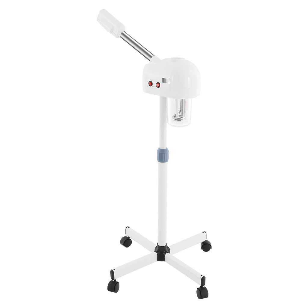750ml Ozone Facial Steamer Height Adjustable Sprayer 360° Rotatable Movable Skin Care Equipment for Salon Beauty Spa White/Black