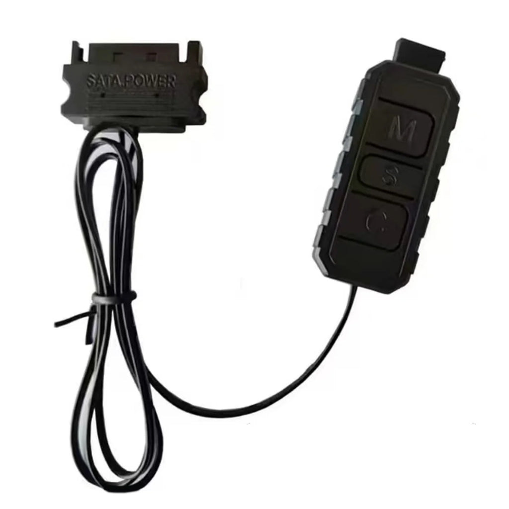 Computer ARGB Fans Hub Multipurpose SATA Interface Sync Controllers Cable Mini Controllers HUB Adapter for PC RGB Case Fans