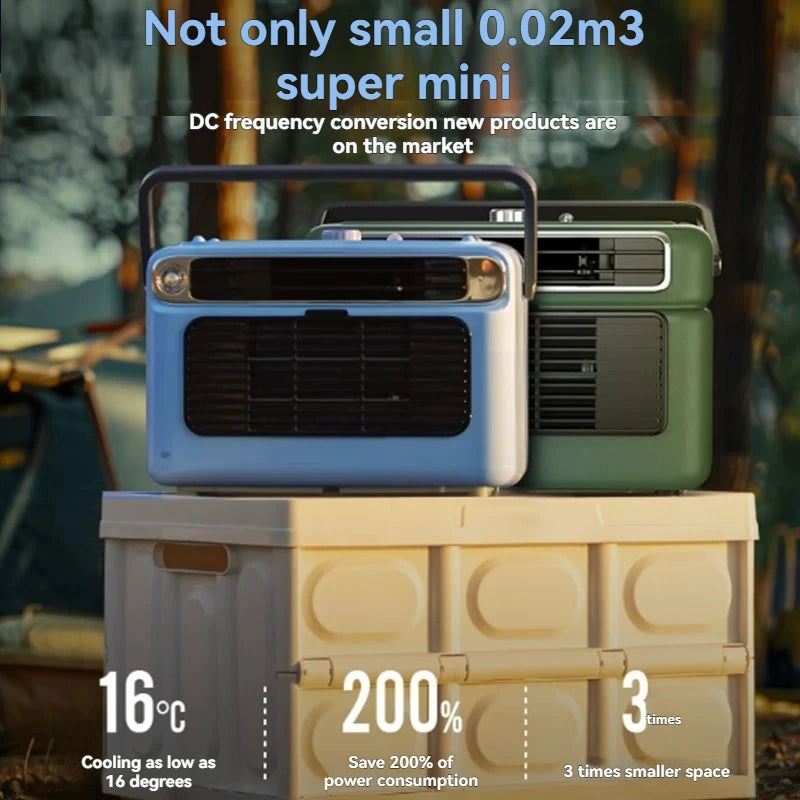 12V/24V Portable Inverter Air Conditioner Compressor Cooling for Truck Car RV Camping Outdoor Mini Ultra Compact High Efficiency