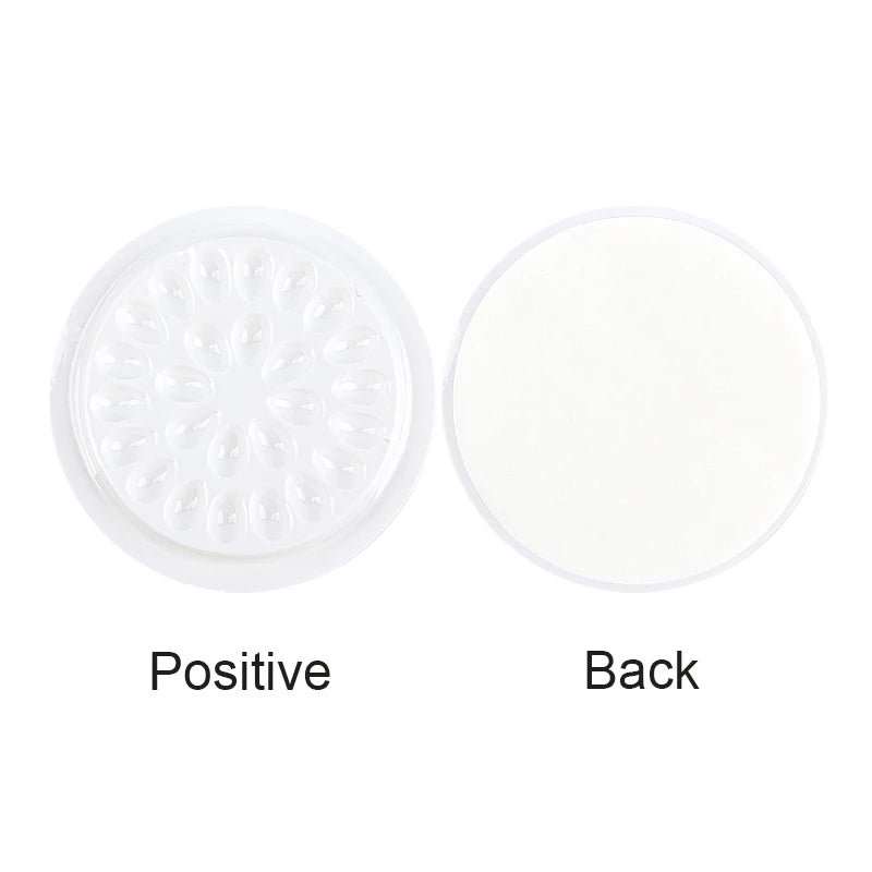 100pc Eyelash Glue Holder Tray Pad Lash Extension Adhesive Stand Base Gasket Tattoo Pigment Pallet Eyelashes Lifting Makeup Tool