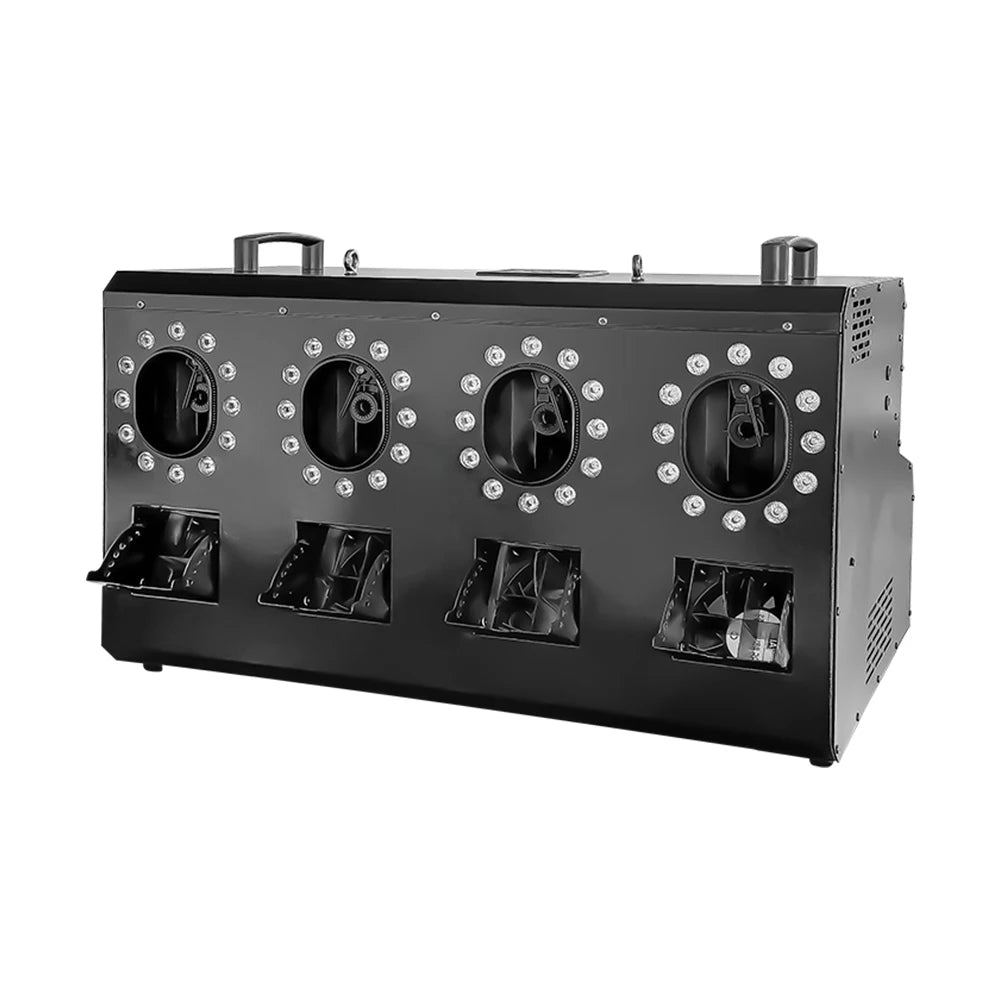 3000W 1500W LED Smoke Bubble Machine Four Holes Double Holes Party Wedding Bubble Spray Machine DMX for Stage Special Effect