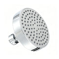 Modern Matte Black High Pressure Rainfall Shower Head with Wall Arm Large Round Fixed Overhead Spray Soft Silicone Jets