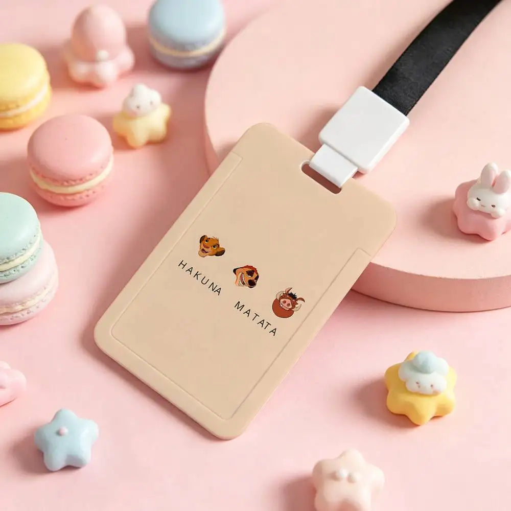 Cartoon T-The Lion King NFC Contactless Sliding Card Sleeve For Student Cards, Bus Cards, ID Cards, And Work Permits