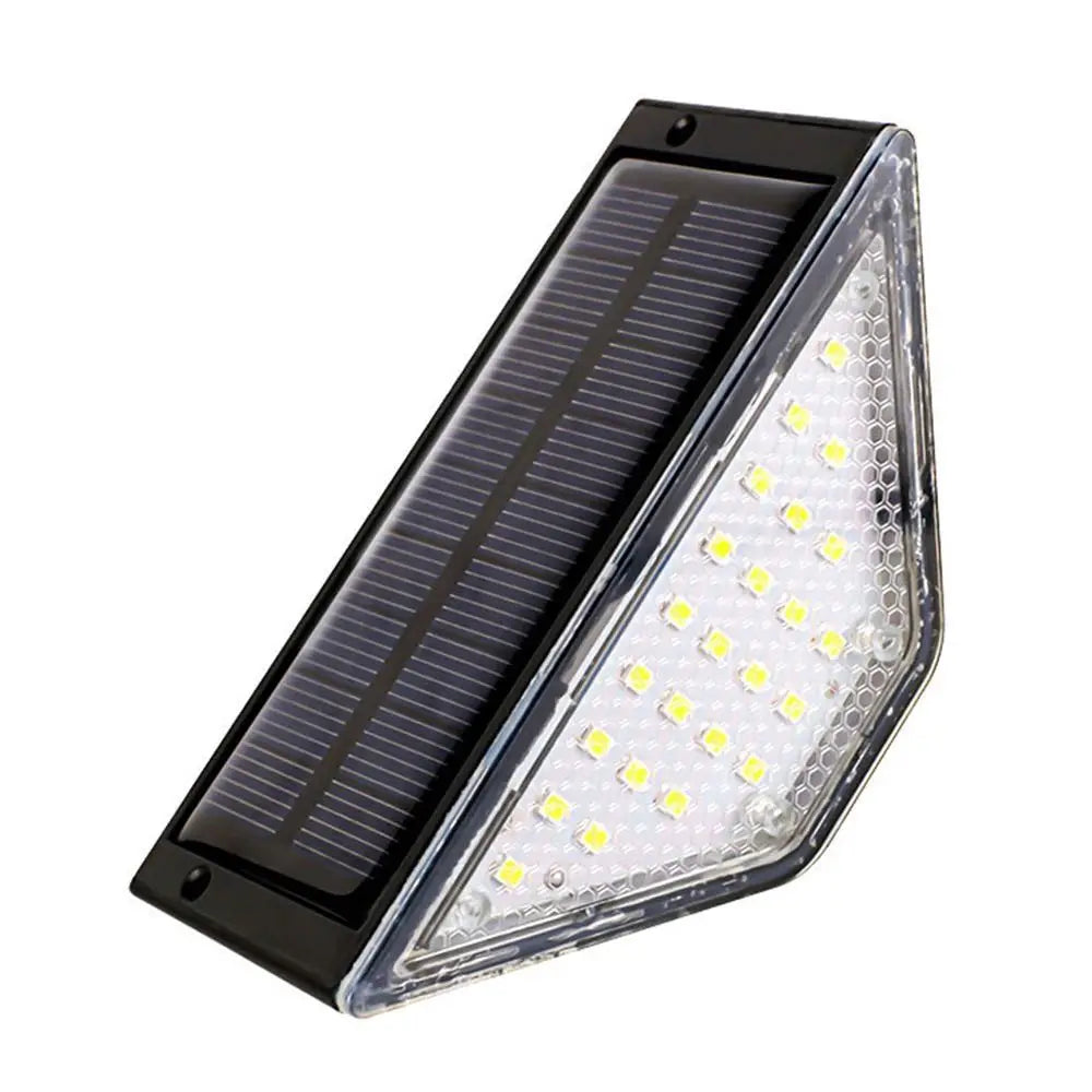 Triangle Solar Step Lamp Warm Light Garden Decoration Stair Light Atmospheric Ornament LED Outdoor Floor Light Garden Path