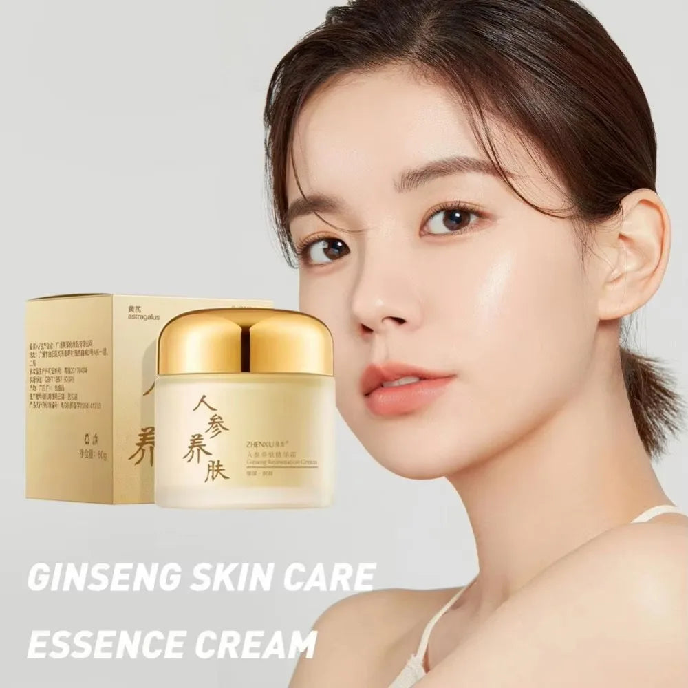 New 60g Ginseng Face Cream Smooth Firming Moisturizer Cream Radiant Skin Anti-Aging Essence Cream Facial Skincare