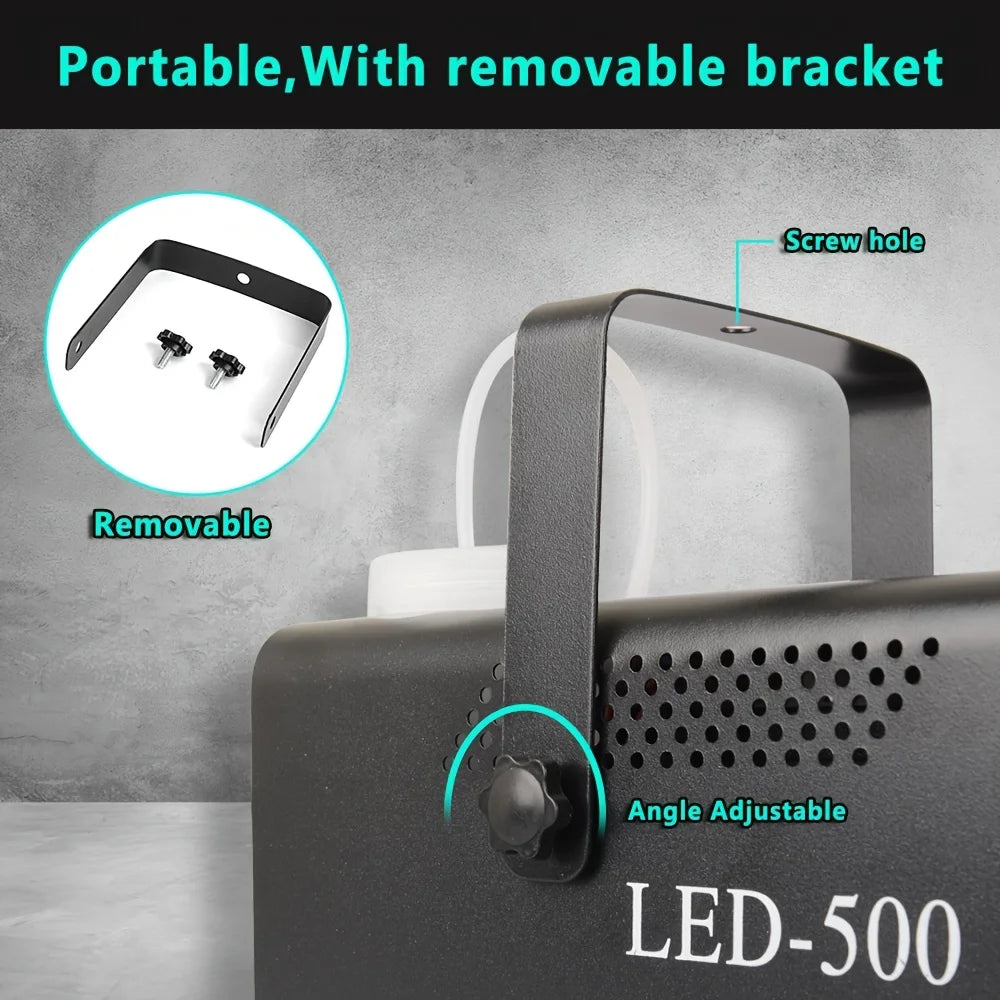 Smoke Machine, Professional Stage Fog Machine with Auto‑Spray Function, Perfect for Christmas, New Year's Day, Parties, DJ Shows & Weddings, 110V Power Supply