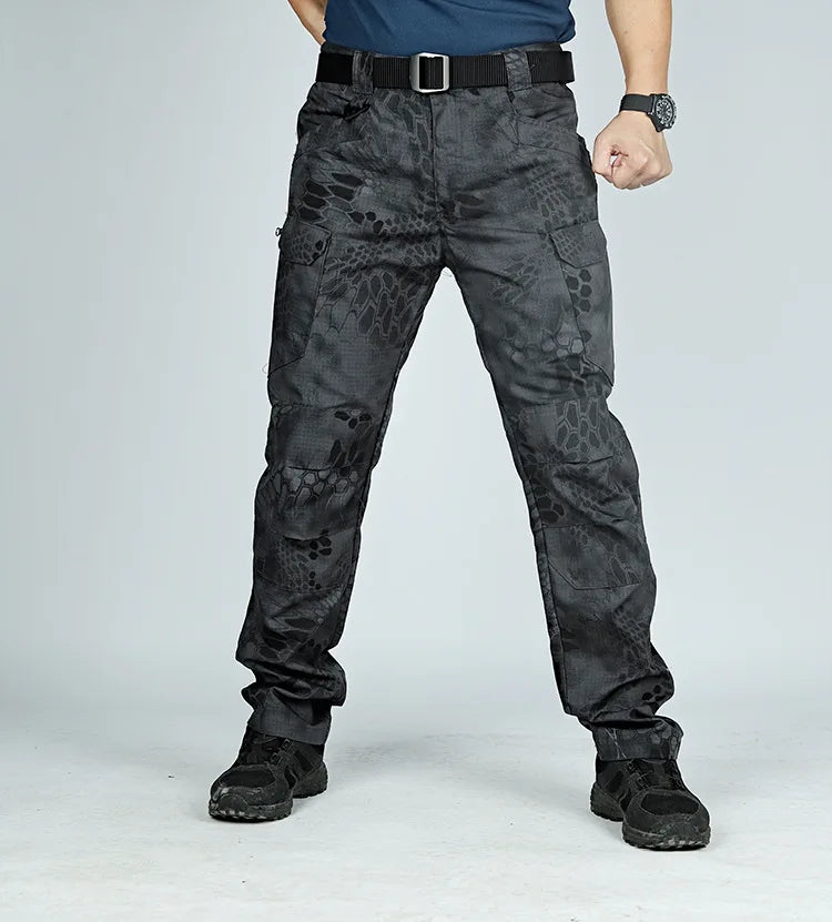 Tactical Cargo Pants Men Combat Trousers Cargo Pants Multiple Pockets Working Hiking Casual Men's Trousers Plus Size 6XL