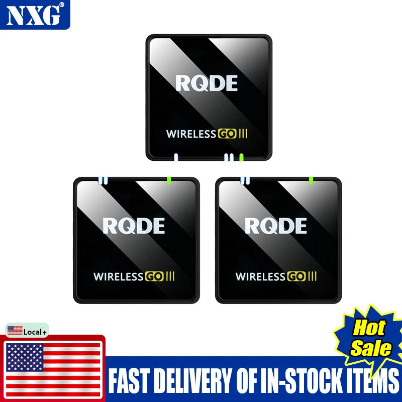 Factory Direct NXG Wireless Lavalier Microphone 1‑to‑1/2 Dual Transmitter Lapel Mic Noise Cancelling 360° Pickup For Smartphone Camera Vlogging Live Broadcast