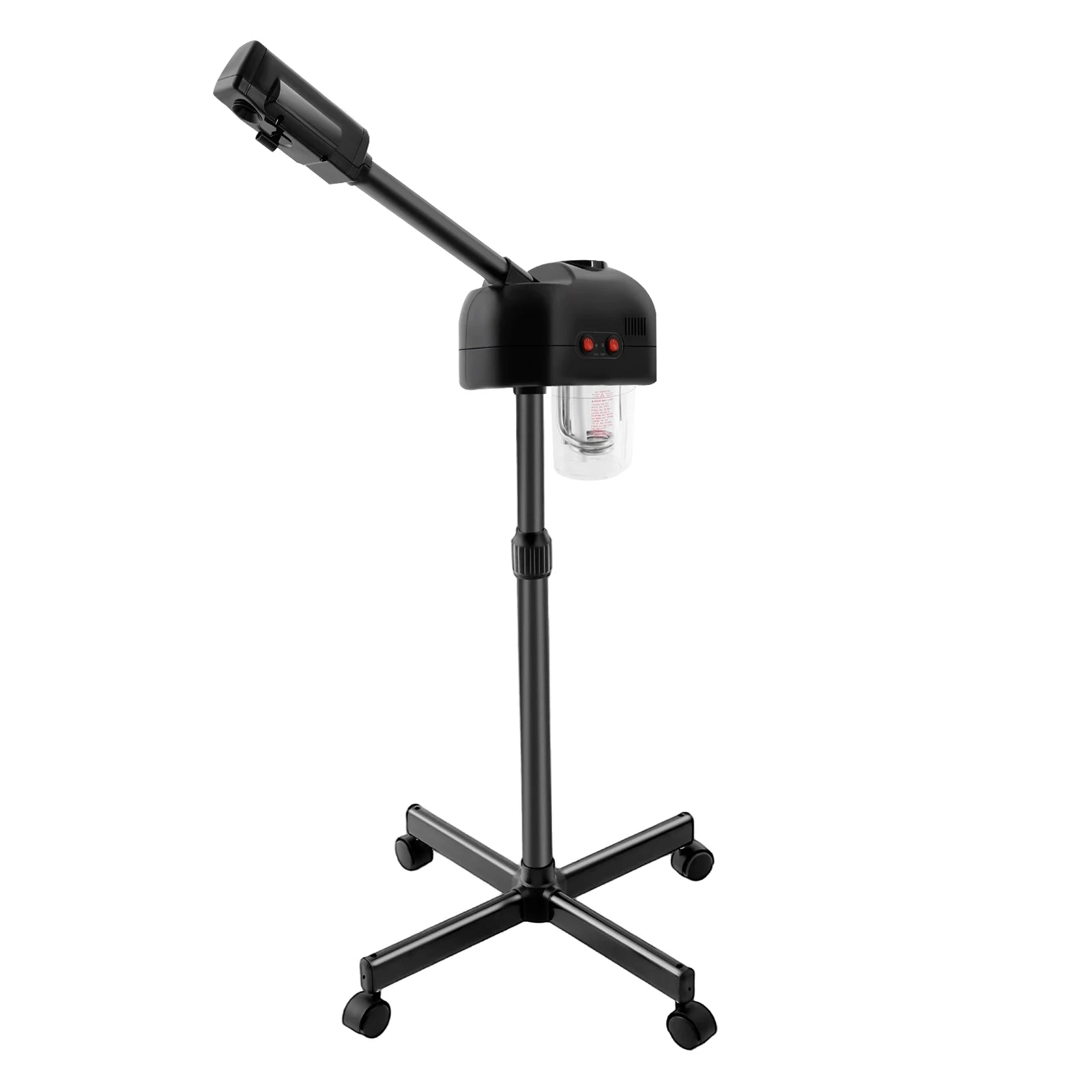 750ml Ozone Facial Steamer Height Adjustable Sprayer 360° Rotatable Movable Skin Care Equipment for Salon Beauty Spa White/Black