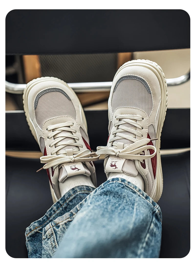Mens Casual Shoes Wide Toe Box Outdoor Lightweight Running Sneakers Mesh Anti-slip Soft Fashion Men's Shoes