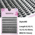 1 box/160 bunches Mink Eyelashes 3D Russian individual Eyelash cluster Natuaral Eyelash Extension Makeup Tools Lashes Wholesale