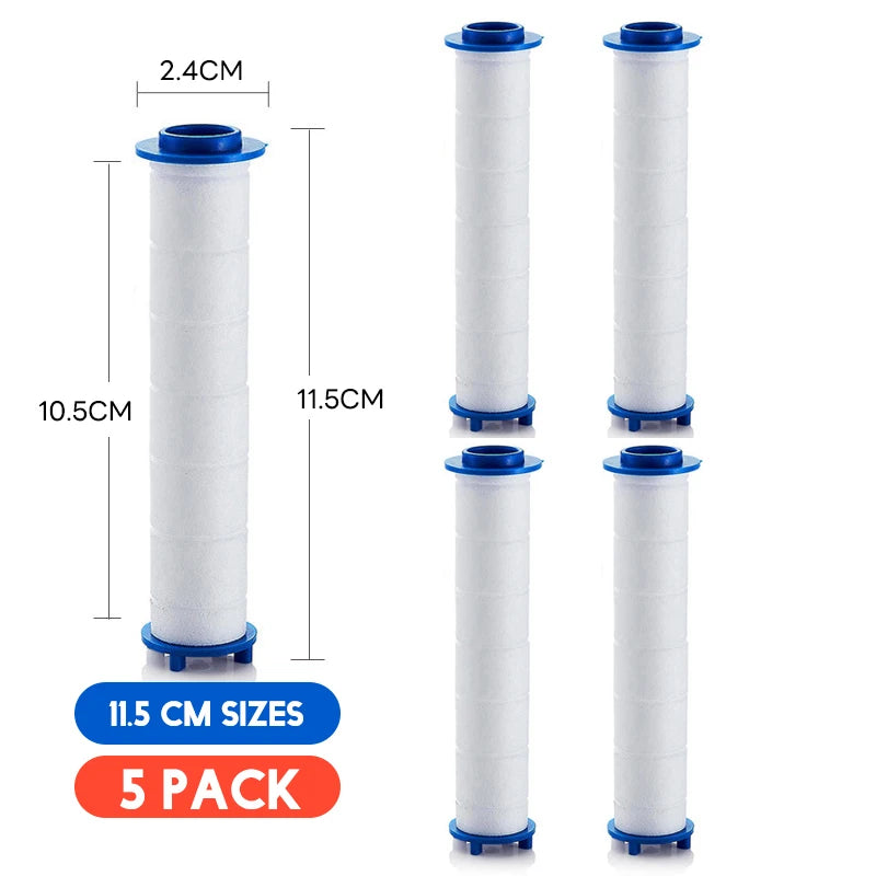 3/5/10 Pcs Shower Head Filter,Replacement Shower Head Cotton Filter Set Water Purification,Bathroom Accessories
