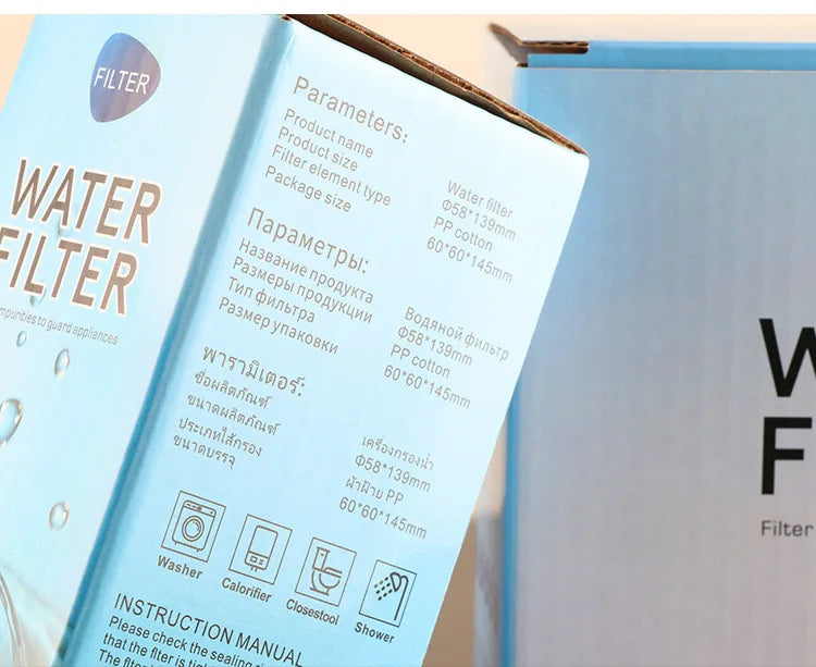 Household Water Purifier Pre Filter For Shower Washing Machine Toilet Explosion Proof Tap Water Chlorine Removal