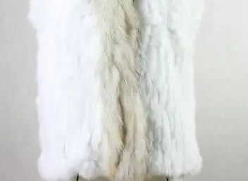 17 colors woman girl real rabbit fur vest jacket spring winter warm genuine rabbit fur knit coat vest black beige