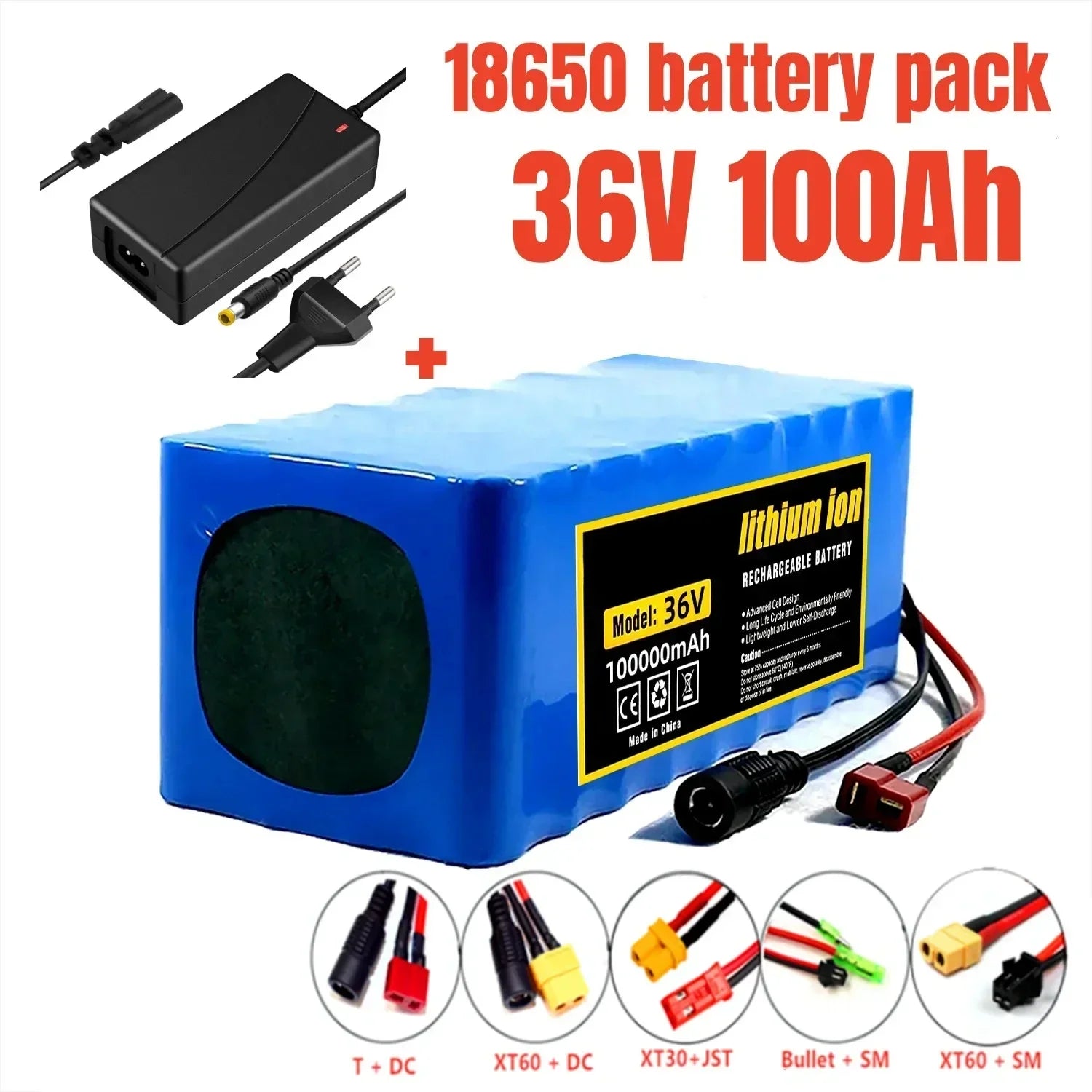 10S4P 36V 100000mAh Electric Scooter Lithium Battery 18650 battery pack 36V 100Ah Electric Scooter Electric Scooter Battery 36v