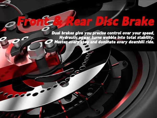 Off-Road 10000W Electric Scooter 60V 40AH 55MPH Accessory Kit Seat Dual Motor US