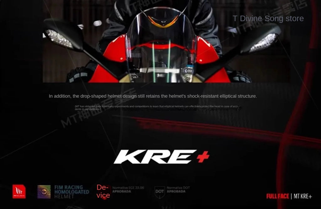 MT KRE+ Carbon Fiber Motorcycle Helmet ECE DOT Approved Full Face Professional Racing Off-road Helmet Cascos Para Moto for FIM