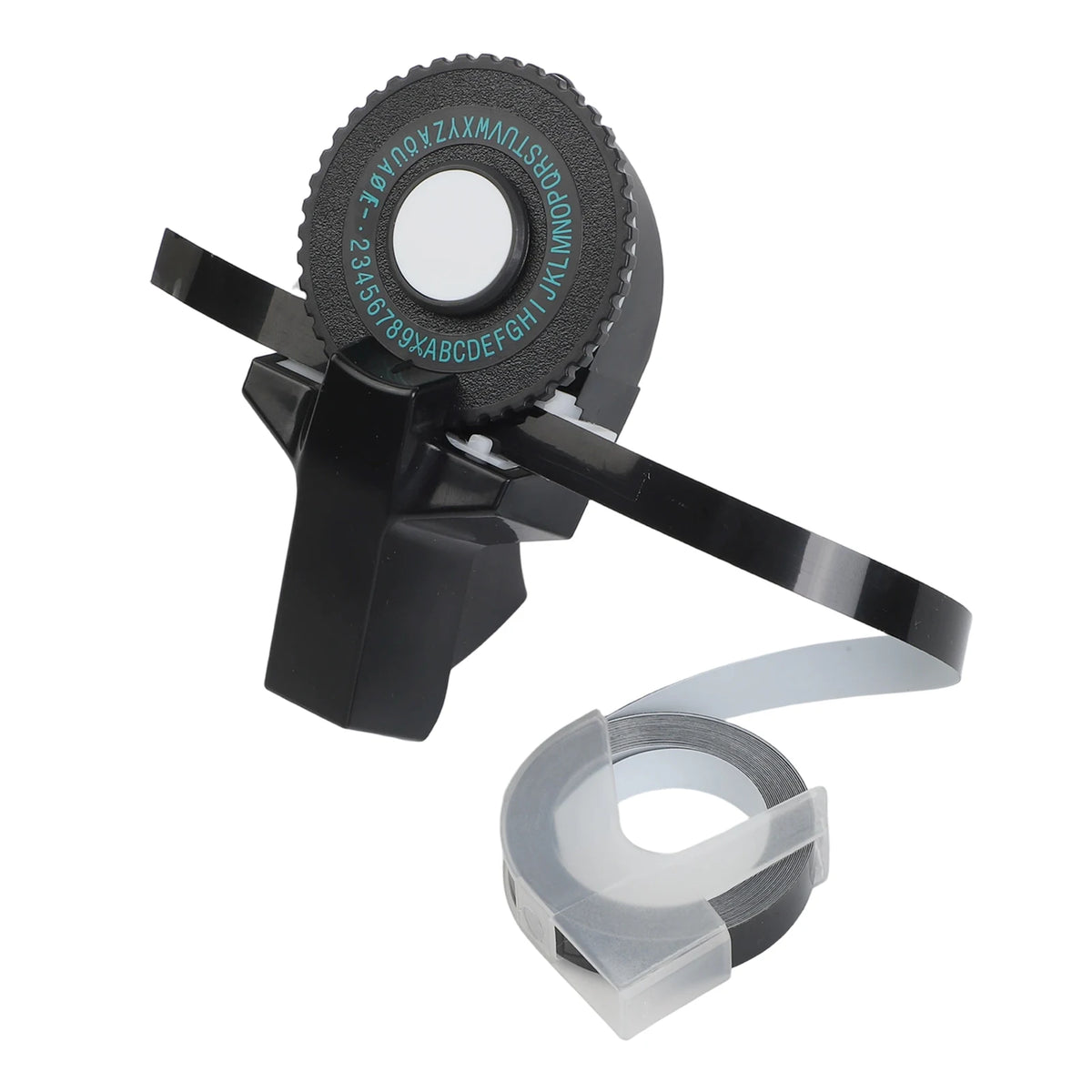 Tape-cutting Embossing Label Maker 108*56mm Alphanumeric Black DIY Letters Manual Numbers Plastic Printer Tool
