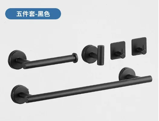 Bagnolux Stainless Steel Gun Gray Black Polished Chrome Brushed Gold Hanger Hook Towel Bar Paper Holder STURDY HANDS