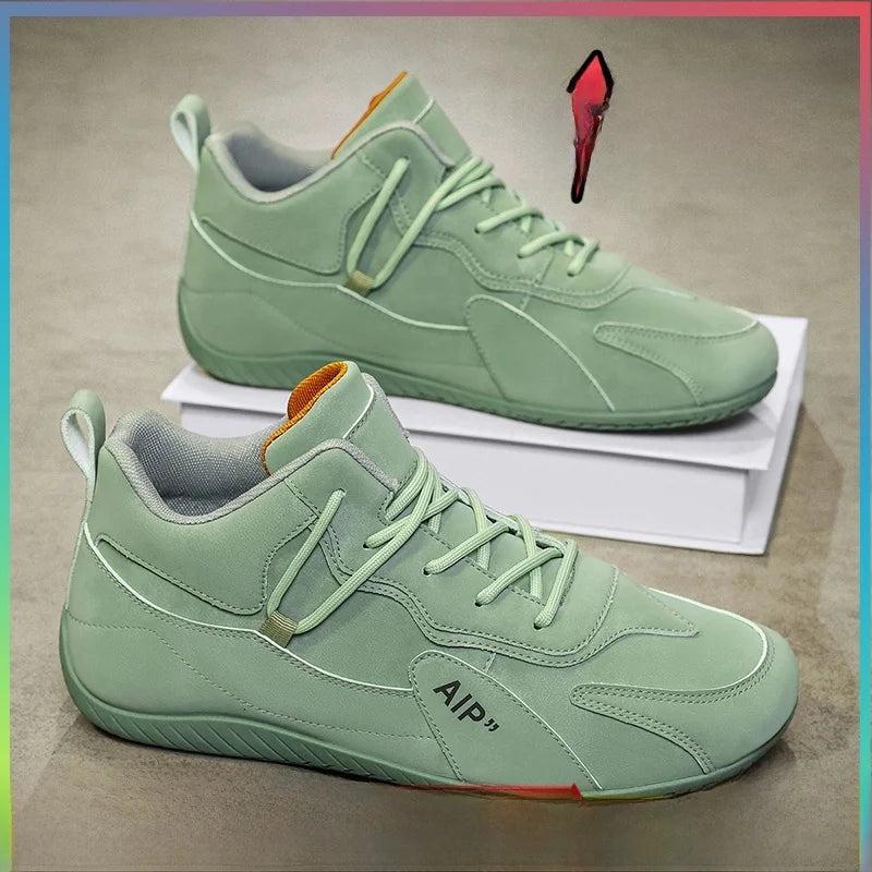 Casual Sport Shoes for Men Retro Leather Surface Soft Bottom Versatile Leisure Board Shoes Autumn Trend Brand Agan Men's Foot...