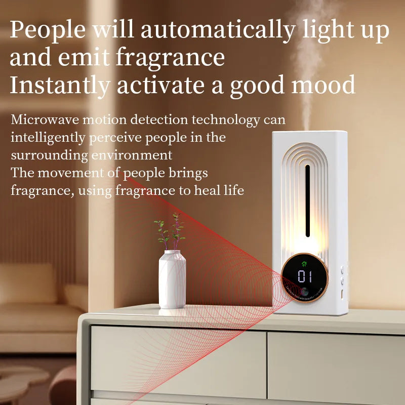 2026 New Wall-mounted Sensor Aroma Diffuser Automatic Aroma Sprayer Intelligent Aroma Diffuser