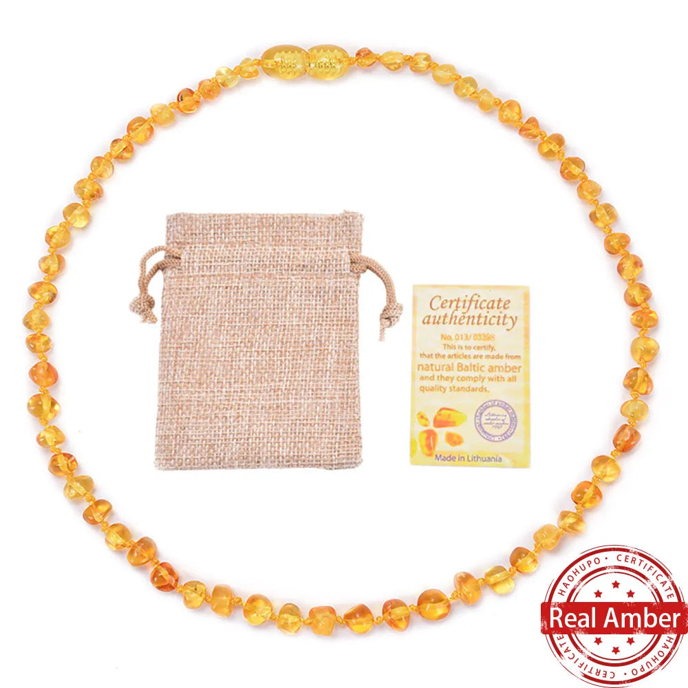 Fashion Women Natural Baltic Amber Bracelet/Necklace Original Handmade Amber Jewelry Gift Accessories Wholesale