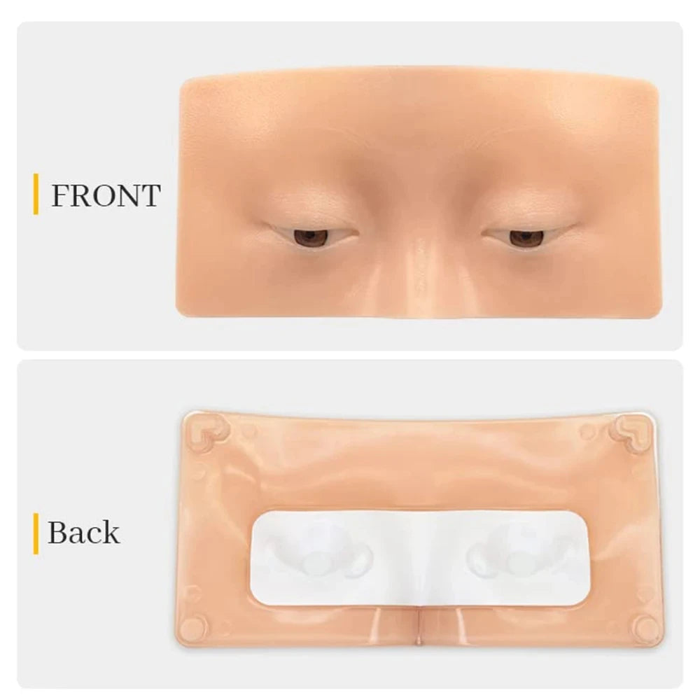 Makeup Full Face Practice Model 5D Silicone Bionic Skin Mannequin Eye eyebrow Eyelash Eyeshadow for beginner Makeup