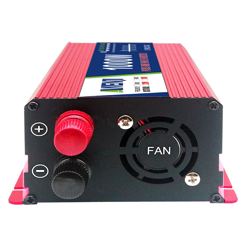  Car Inverter 1000W 1600W 2200W 3000W Pure Sine Wave DC 12V to AC 110V 60Hz Power Transformer Voltage Portable DC/AC Converter