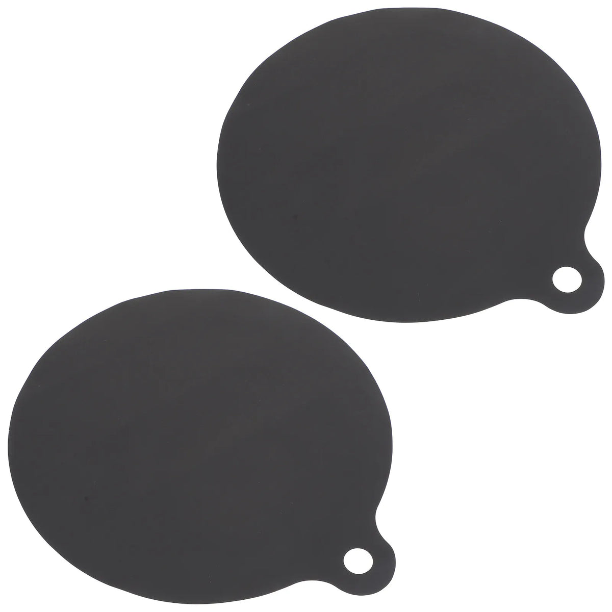 2Pcs Solid Color Silicone Induction Cooktop Mat Heat-Resistant Nonstick Protective Cooker Pad for Electromagnetic Stove