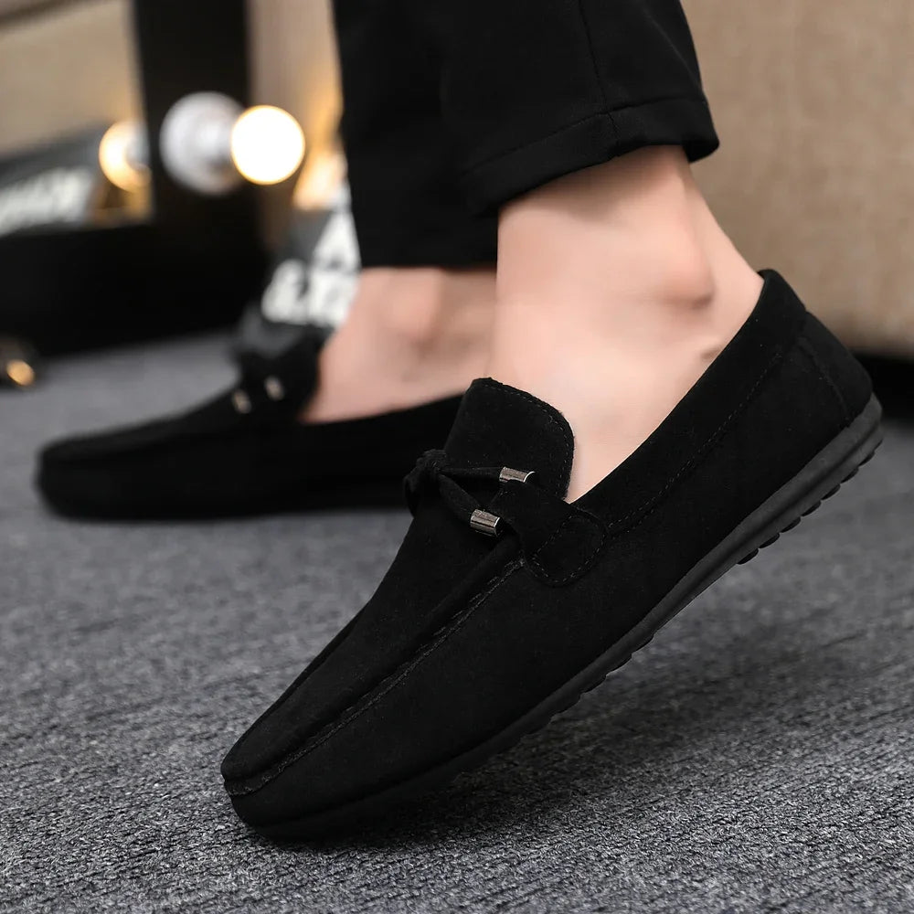 Men Loafers Soft High Quality Spring Autumn Shoes Men Casual Shoes Warm Slip on Flats Driving Shoes Large Size chaussure hommes