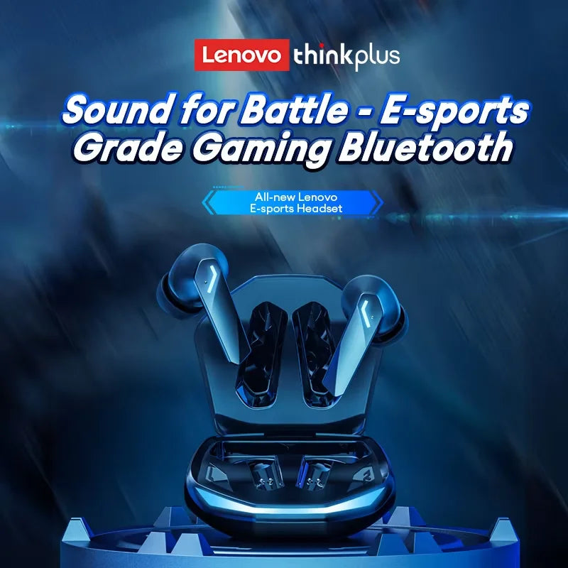 Choice Lenovo GM2 Pro Wireless Bluetooth 5.3 Earphones Gaming Low Latency Dual Mode Music Earbuds Sports In-Ear Headset With Mi