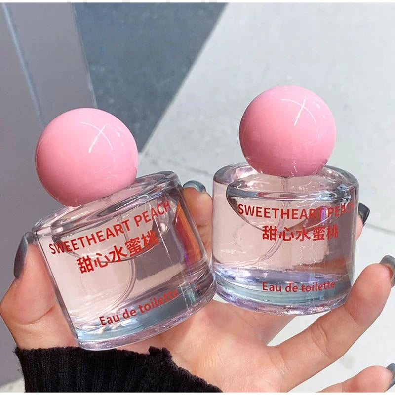 Citrus Peach Fruity Perfume Spray,Clean Fresh Women Scent,Orange Blossom/Lily/Iris/Vetiver/Lemon/Musk Light Fragrance Mist