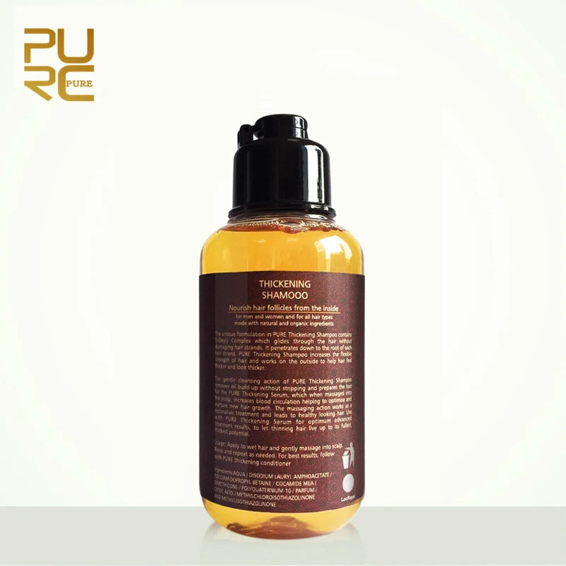 PURC Ginger Hair Growth Shampoo Fast Regrowth Anti Hair Loss Scalp Treatment Shampoo Thicken Nourishing Hair Care 100ml