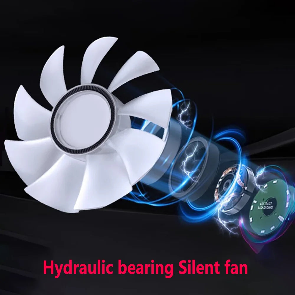 PC Case Fan 120mm ARGB Mirror Cycling Lighting Effect CPU Cooling Fan 4-Pin PWM 58.36CFM Fan for Computer Water Cooling