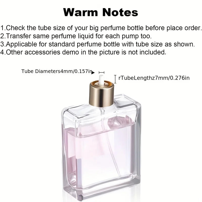 30/12/6PCS Perfume Dispenser Pump Travel Size Refillable Spray Bottle Cosmetic Delivery Tool for Perfume Filling