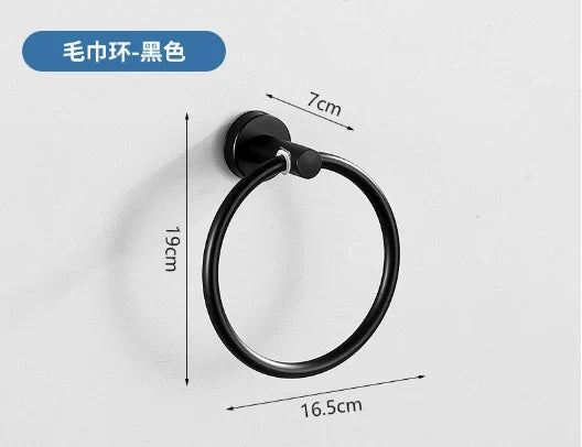 Bagnolux Stainless Steel Gun Gray Black Polished Chrome Brushed Gold Hanger Hook Towel Bar Paper Holder STURDY HANDS