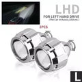AILEO 2PCS 2.5 Inch HID Projector Lens Headlight Projector Lens 6000K White Light 12V LHD RHD Retrofit Car Headlamp Lens