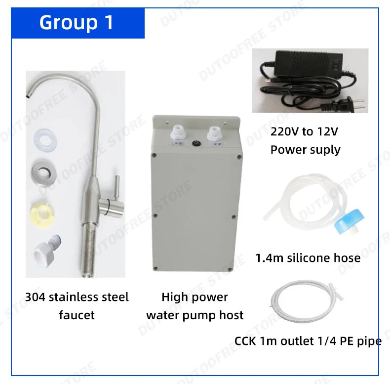 New 2.7L/ min Electric Water Pump Faucet Galley Automatic Automatic Faucet Caravan Motorhome Boat Bottled Water Pump for Kitchen