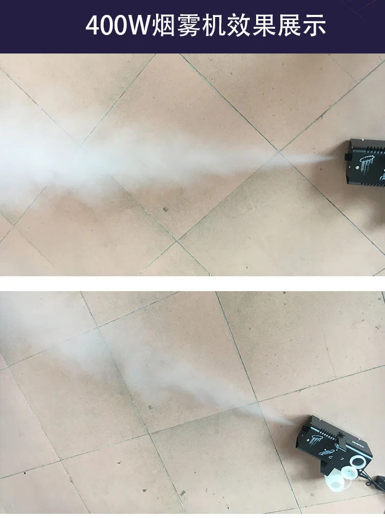 500W LED Smoke Machine Stage Fog Remote Control For Halloween Party Wedding DJ