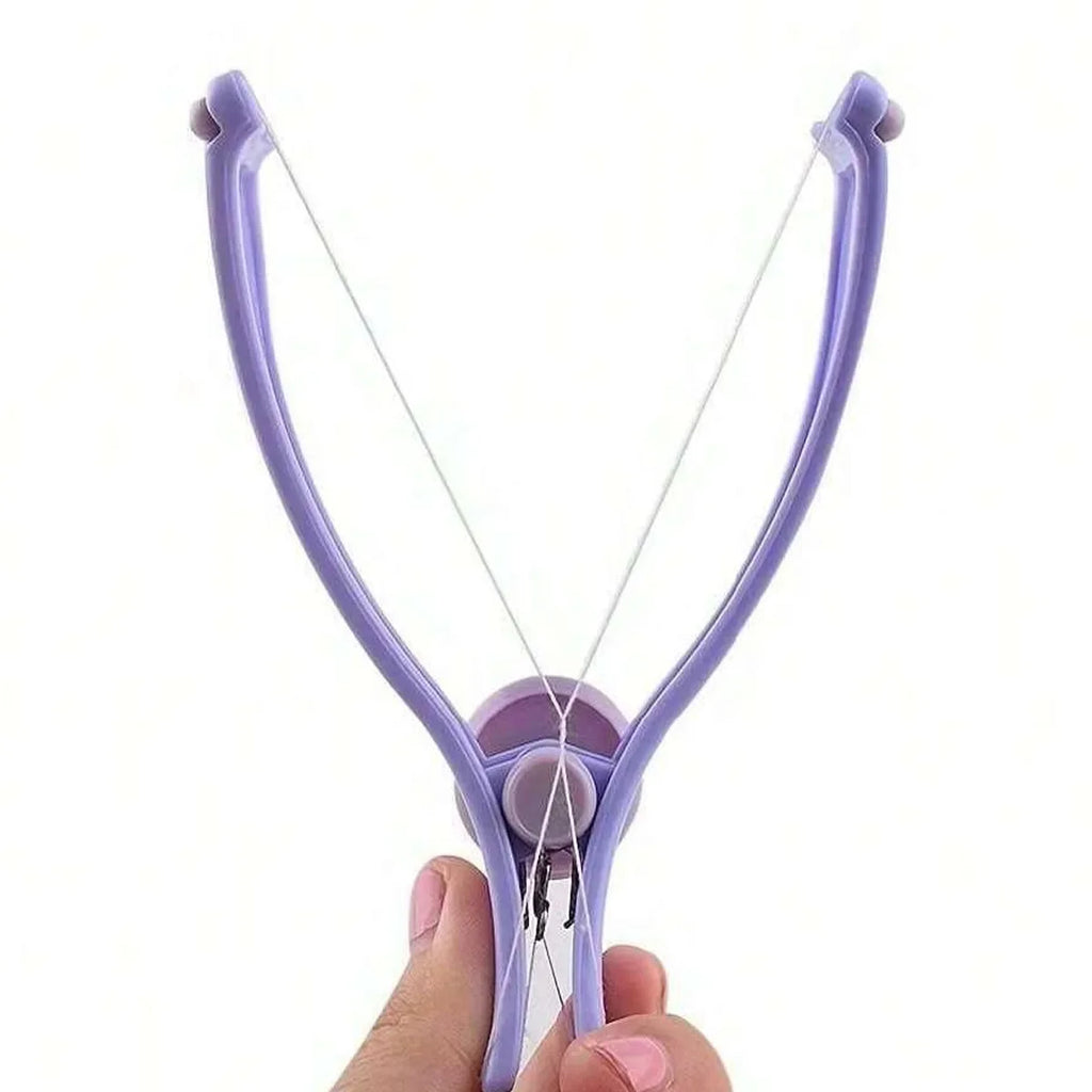 Mini Facial Hair Removal Epilator Women Hair Remover Spring Threading Face Defeatherer for Cheeks Eyebrow DIY Makeup Beauty Tool