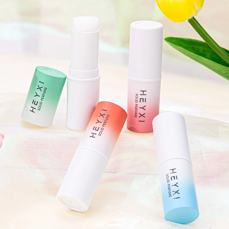 Solid Fragrance Cream, Natural Formula with Long-Lasting Light Fragrance, Mild and Non Irritating/With Plant Squalane