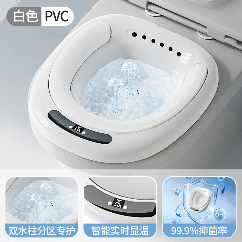 ‌Electric Hands-Free Bidet System,Antibacterial Detachable Basin Kit,ClinicalGrade Sitz Bath,Postpartum Herbal Steaming Solution