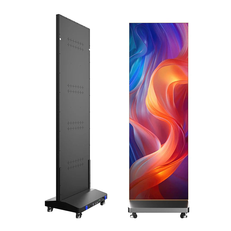 Factory Direct HD Foldable P1.25 P1.5 P1.8 P2.5 Indoor LED Poster Display Screen GOB for Shopping Mall Standing LED Poster