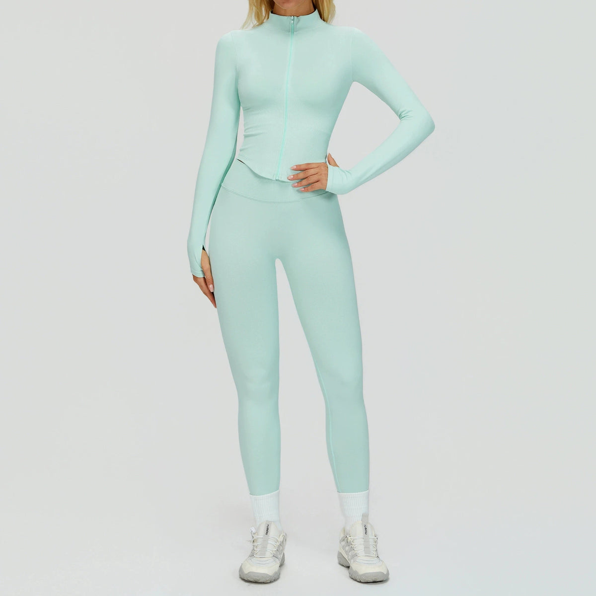 2/3PCS Seamless Sports Set  Yoga Suits  Women Tracksuit Gym Running Workout Clothes Sports Long Sleeve Leggings Yoga Clothing