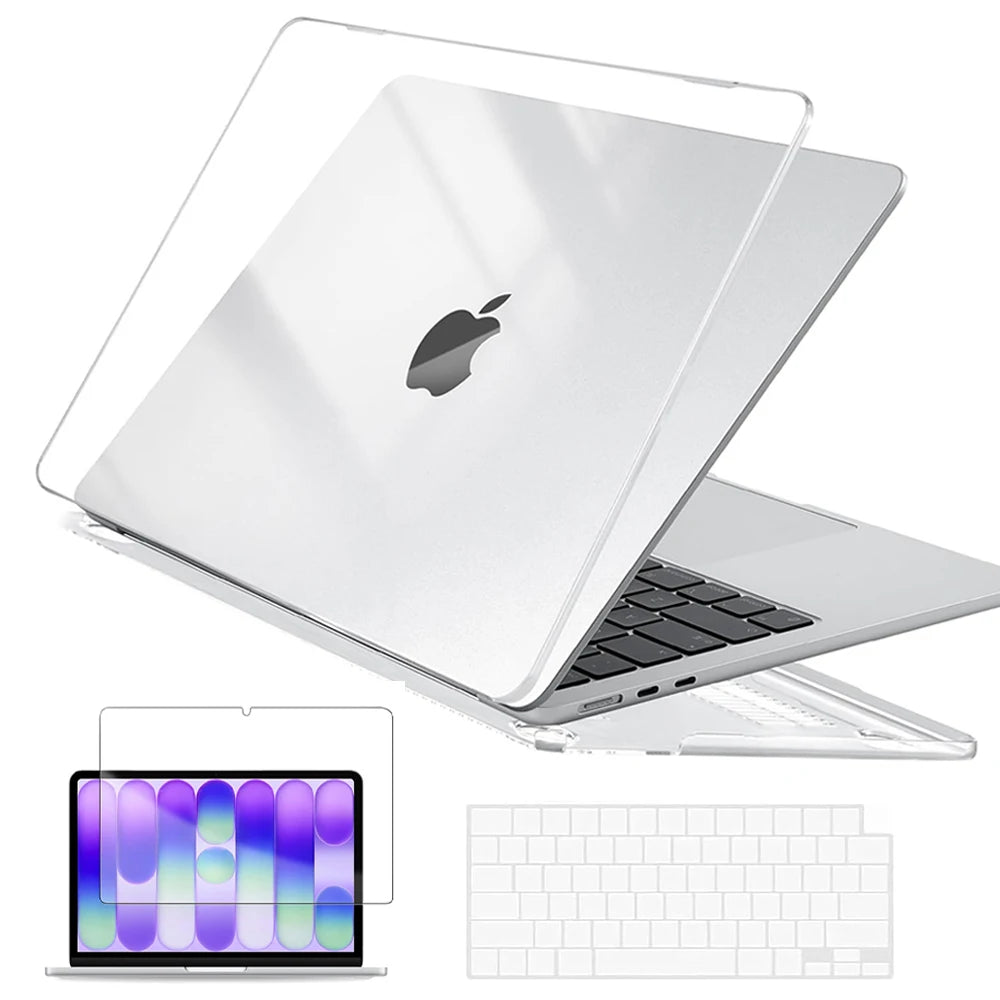 For MacBook Neo Case 2026 Model A3404 with A18 Pro Chip, Scratch Resistant Protective Hard Shell Case&Keyboard Cover&Screen Film