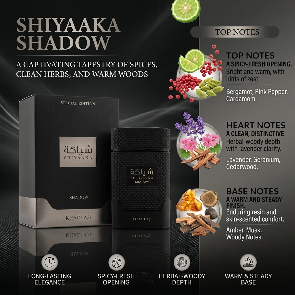 Luxury Special Edition Shiyaaka Snow Shadow Perfume Long Lasting Fragrance Arabian Eau De Parfum Spray Body Mist Unisex Scent