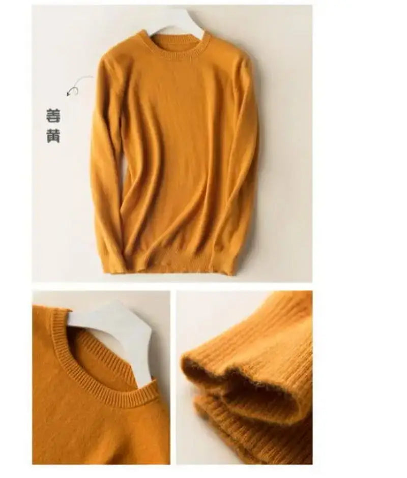 Cashmere Cotton Blended Thick Pullover Men Sweater 2025 Autumn Winter Jersey Hombre Jumper Pull Homme Hiver Knitted Sweaters