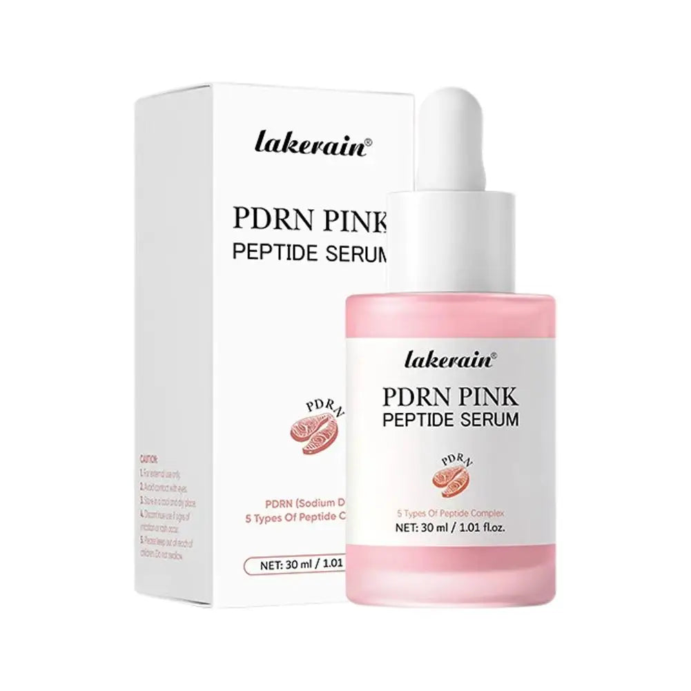 PDRN Pink Peptide Serum, 30ml Glow Skin Peptide Niacinamide Hydrating  Moisturizing Firming,Uneven Skin Tone,Korean Skincare